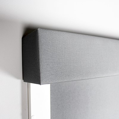 BlocOut Blind Surface mount Pelmet Close Up Front